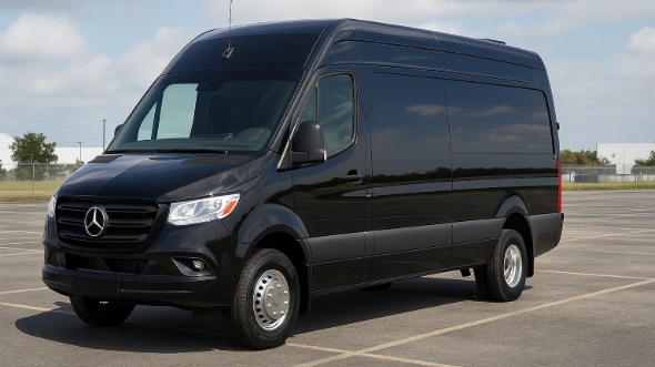 Exterior of Dartmouth Party Bus Company's 14 Passenger Sprinter Limousine in Dartmouth