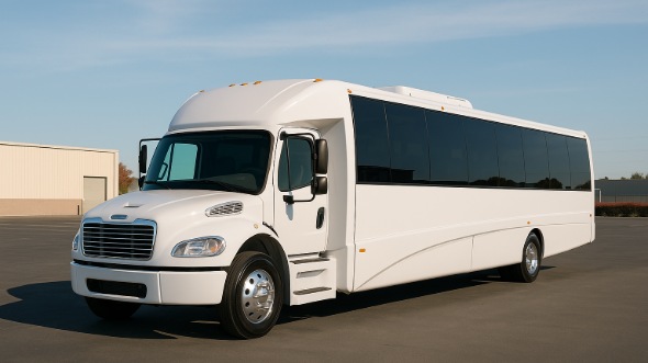 Exterior of Revere Party Bus Company's 20 Passenger Party Bus in Revere