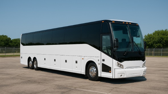 Exterior of Arlington Party Bus Company's 50 Passenger Party Bus in Arlington