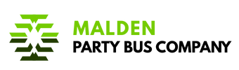 malden party bus company logo