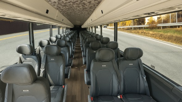 massachusetts 25 passenger minibus interior